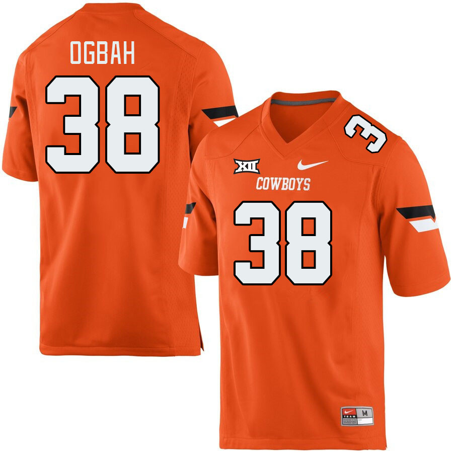 Oklahoma State Cowboys #38 Emmanuel Ogbah College Football Jerseys Stitched Sale-Retro Orange